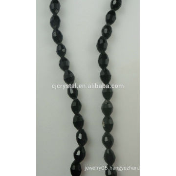 Crystal Beads Black glass beads